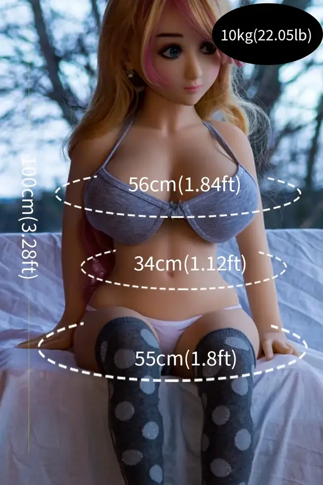 Compact package for USA Stock mini TPE sex doll highlighting portable size
