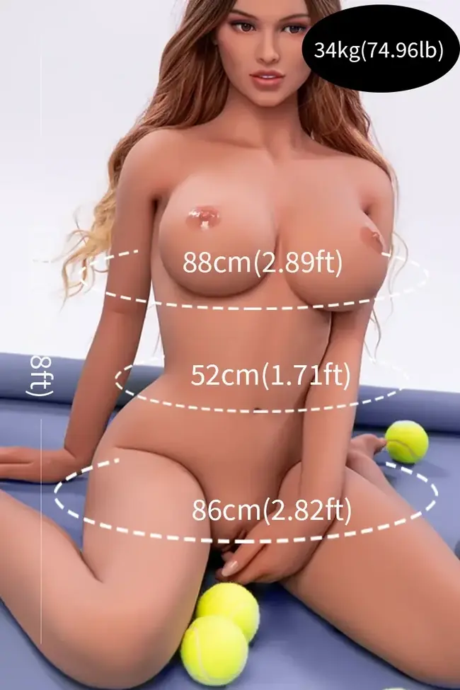 TPE slim sex doll displaying compact size and lightweight design for easy handling