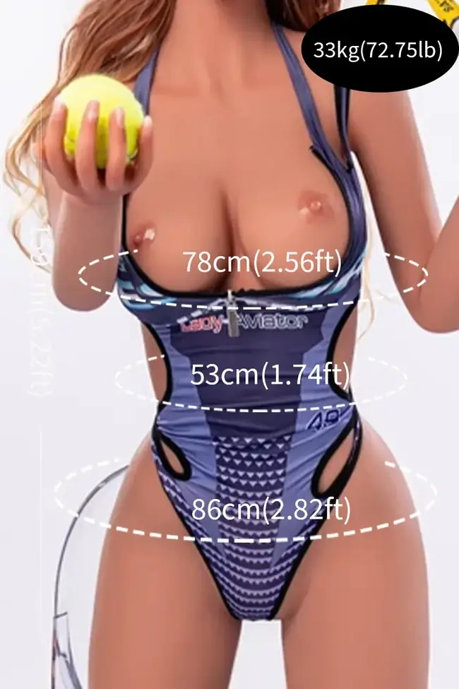 TPE big bust sex doll size comparison chart for body measurements