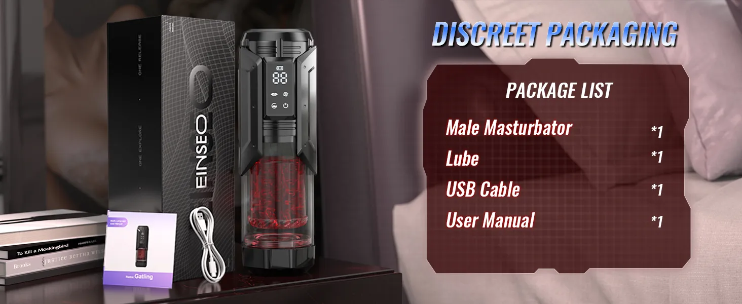 Male stroker with 7 licking modes waterproof interactive design